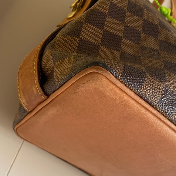 Louis Vuitton Limited Edition Centenaire Damier Columbine Zip Shoulder Bag - Picture 8 of 16